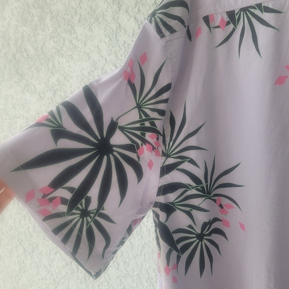 Billabong Tropical Print Shirt - Black and Green - Picture 7 of 10
